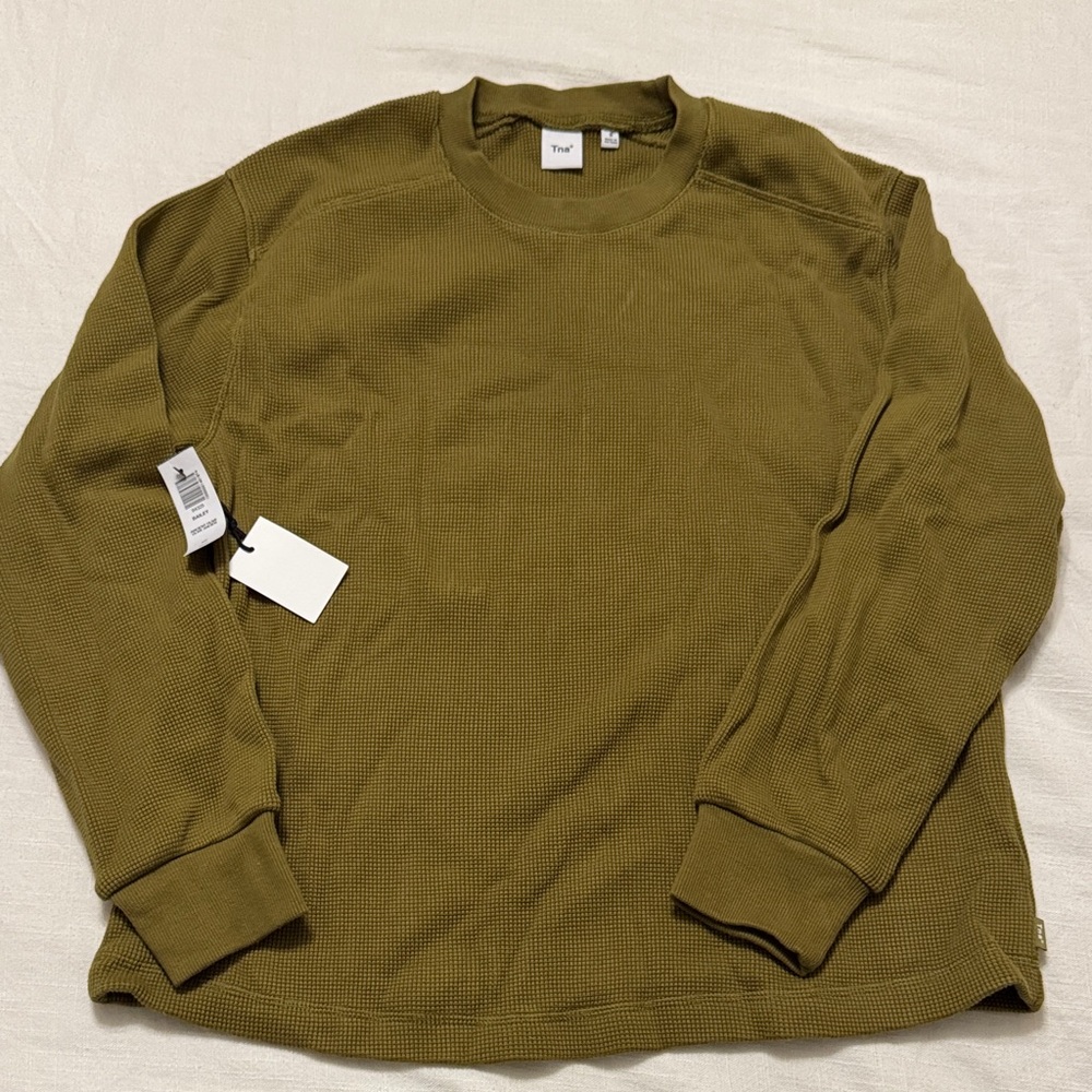 NWT Aritzia Waffle Knit Long Sleeve